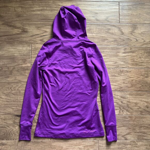 Under Armour Hoodie Women's Size S Evo ColdGear Hooded Sweatshirt Purple 1210362 - Picture 2 of 7